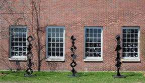 Three Vertical Diamonds at Hartwick College