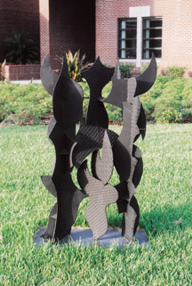 Screen sculpture at the University of Central Florida