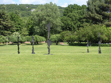Six Totems at Boscobel