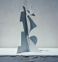Ghost sculpture for Krasl Art Center exhibition