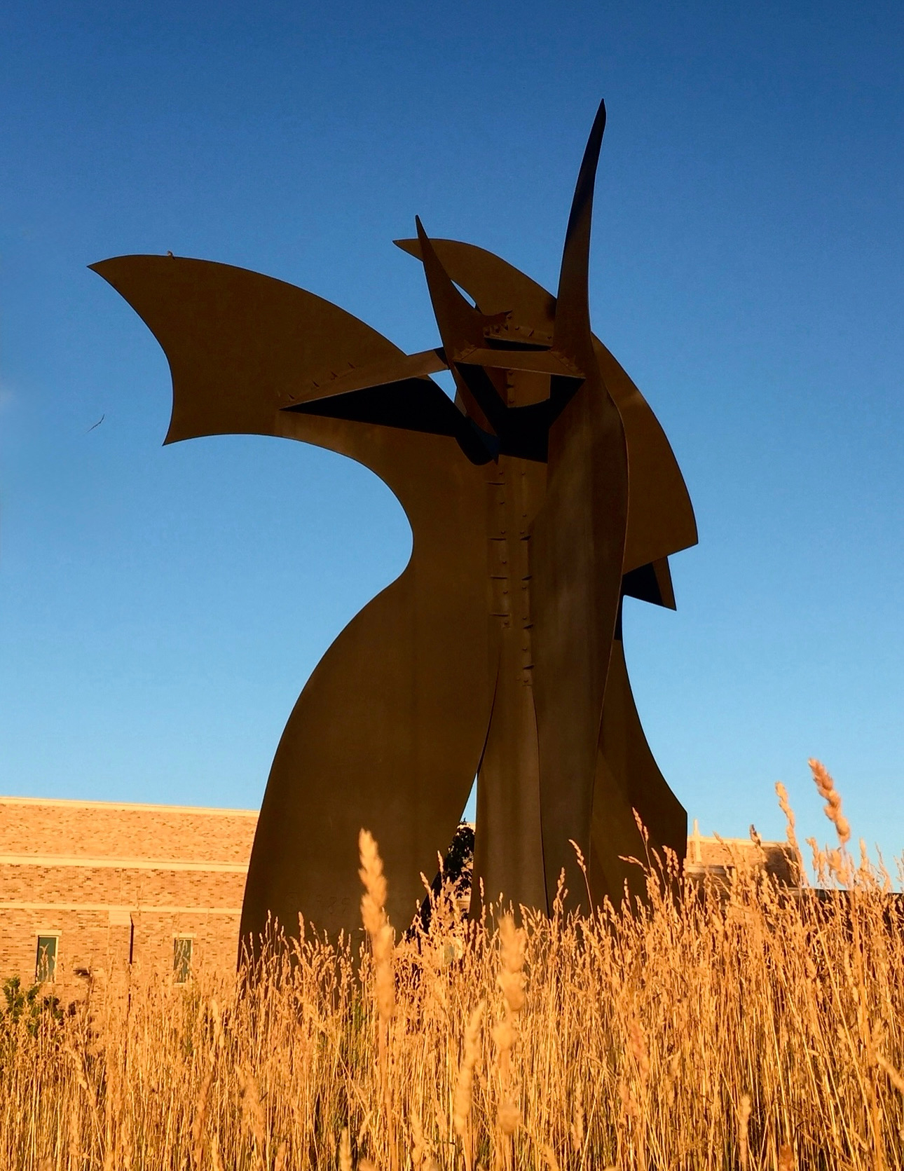 Griffon, painted steel, 1989