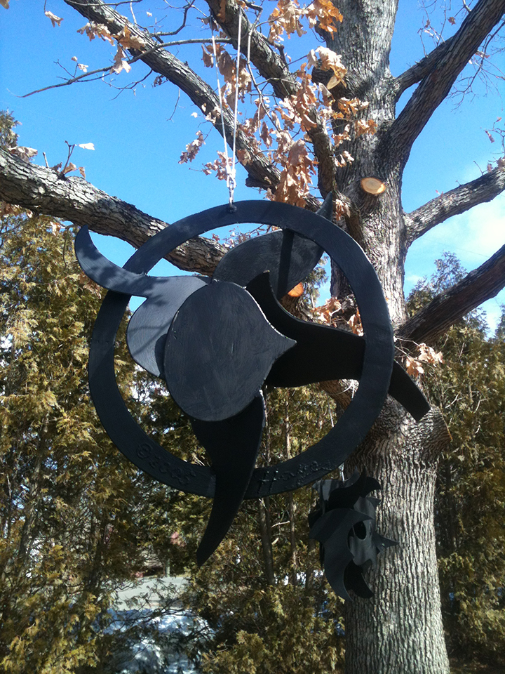 David Hayes hanging sculpture