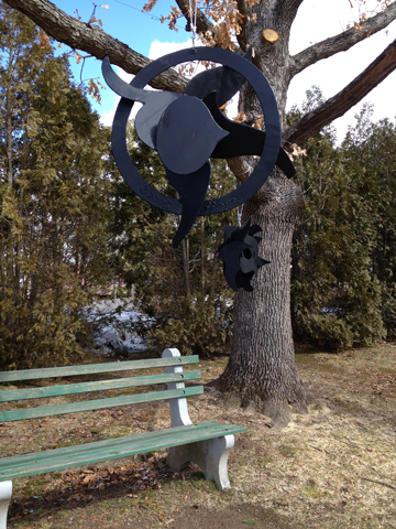 Hanging Screen Sculptures at the Lutz Children’s Museum
