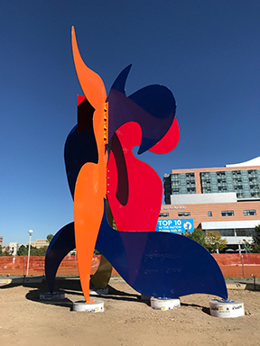 David Hayes sculpture Harlequin