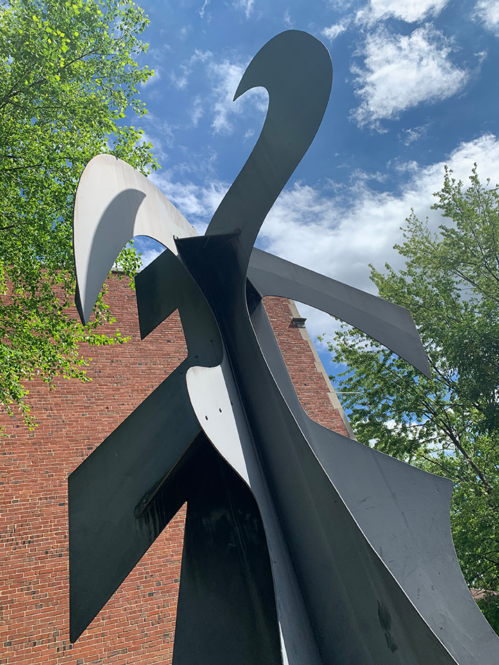 Minotaur, painted steel, 1990