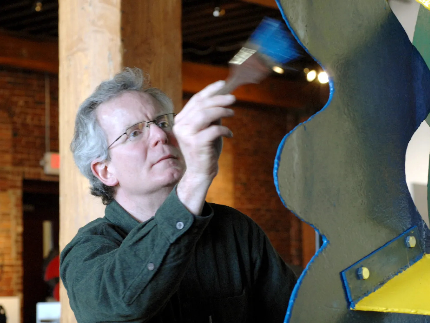 David Hayes painting and sculpture