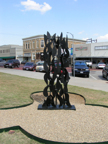 David Hayes sculpture at the Longview Museum of Fine Arts