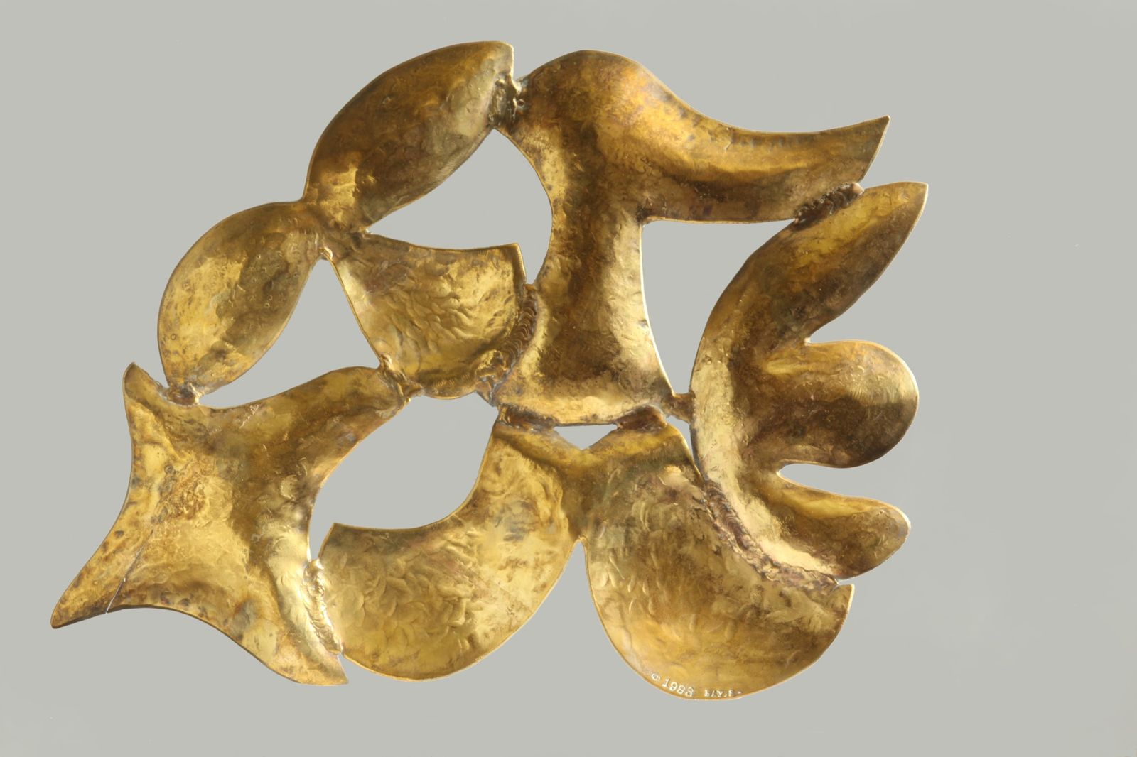 David Hayes brass relief