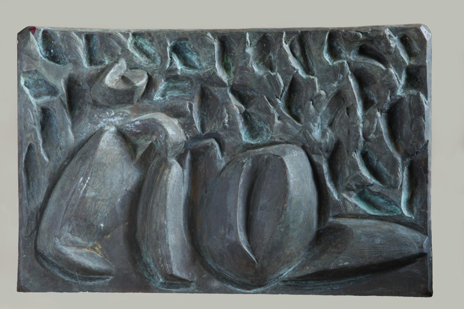 David Hayes bronze relief