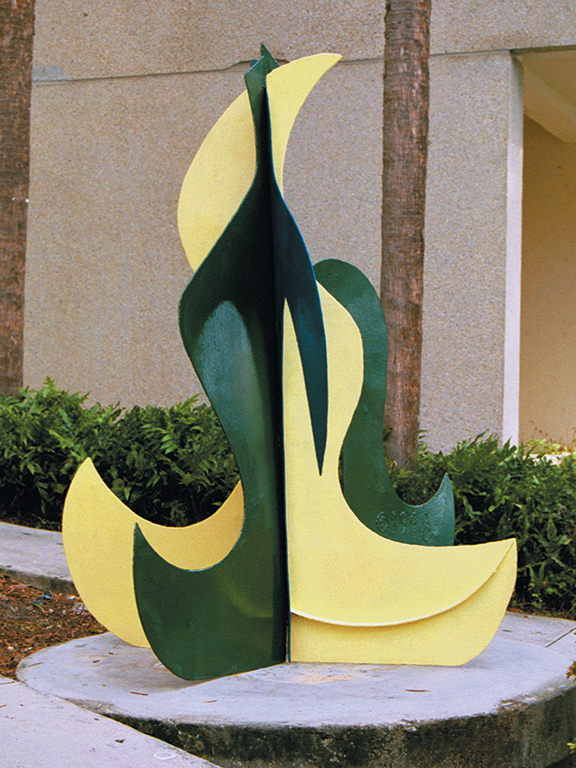 Color sculpture by David Hayes