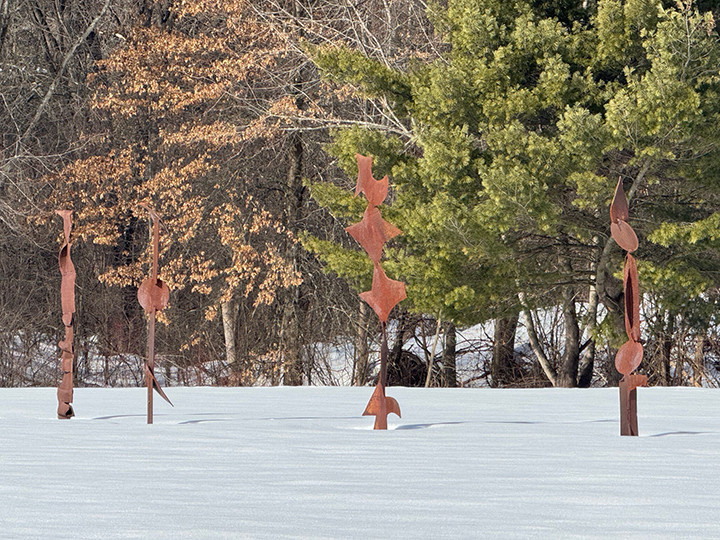 David Hayes Totems at the University of Saint Joseph